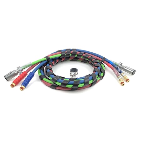 Phillips Hose Assy, Abs Elect And Air, 3-In-1, 15 In., W/ Zinc Die-Cast Plugs 30-2171